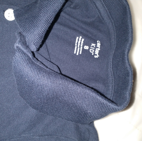 Girls Navy uniform shirts 8 - Picture 3 of 3